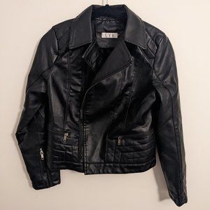 Vegan Leather Moto Jacket